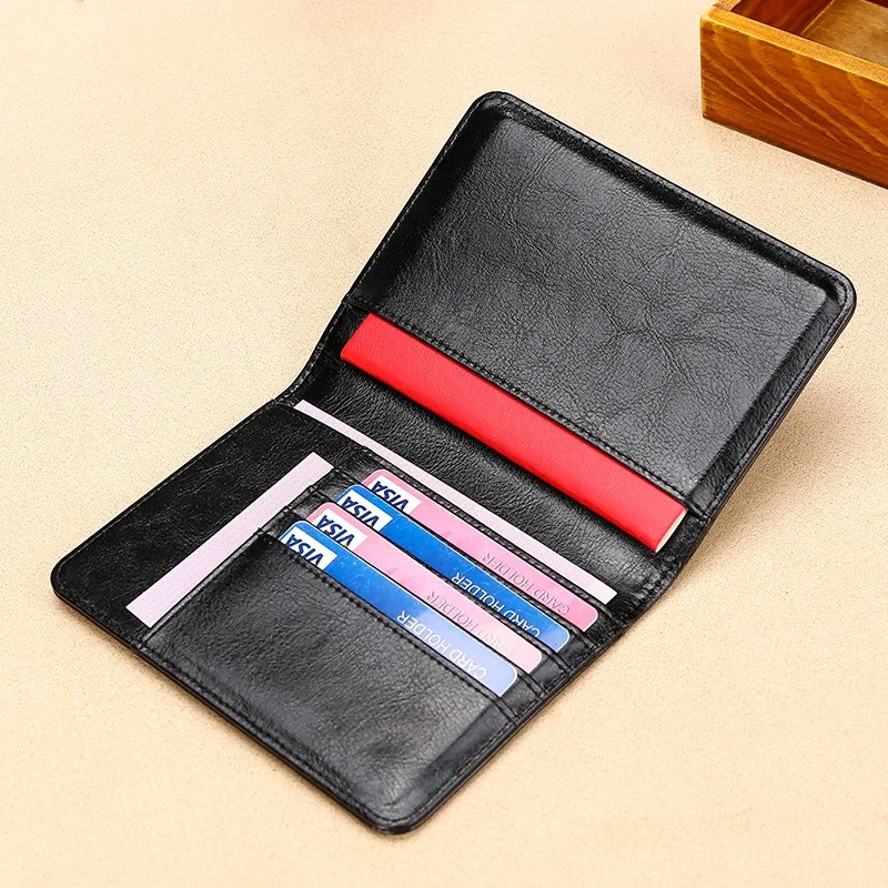 Unisex Genuine Leather Passpor - Travel Accessories Wallet 评论和价格