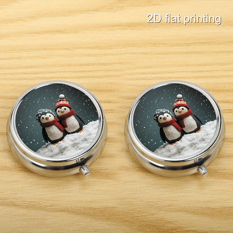 Winter Penguin 7-Pattern Round - Travel Accessories As Gifts 评论和价格
