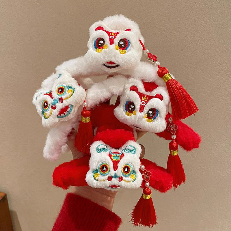 1pc Lion Dance Tassel New Year - Travel Accessories Aesthetic 评论和价格