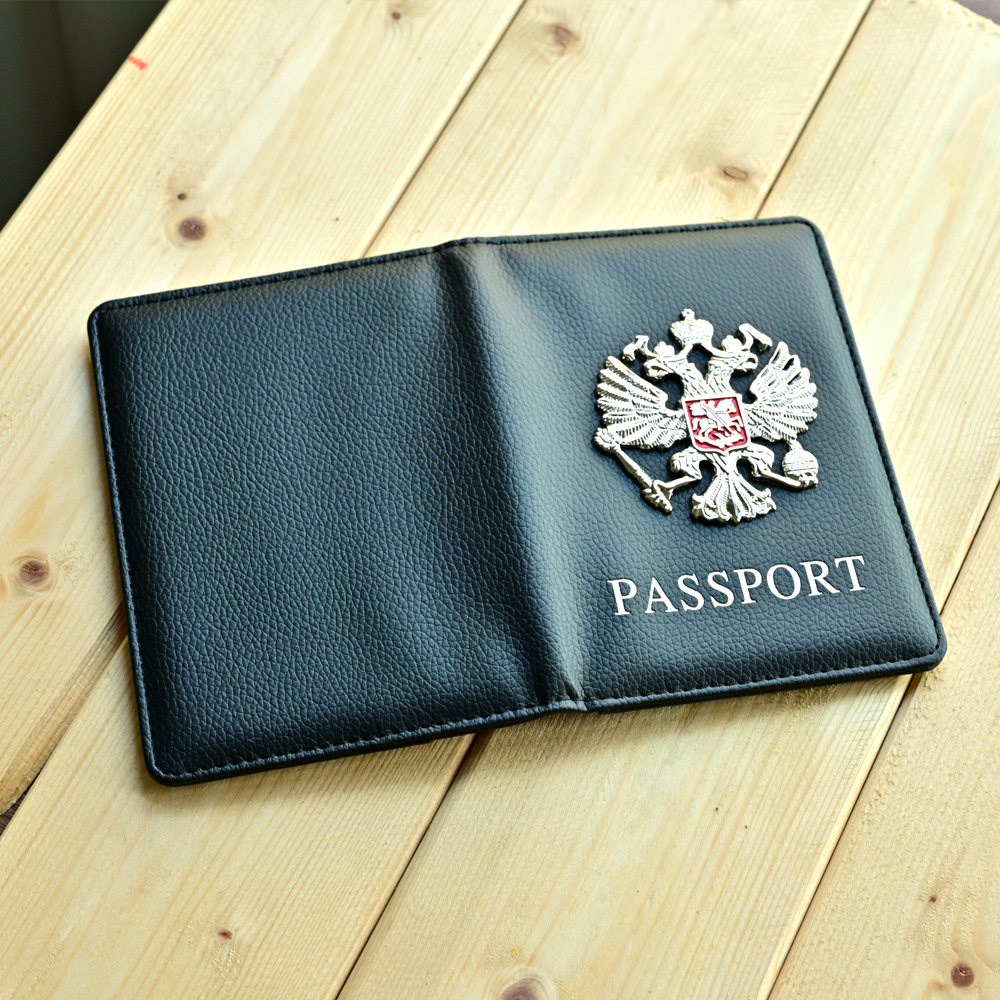 Metal Russian National Emblem  - Travel Accessories Wallet 评论和价格