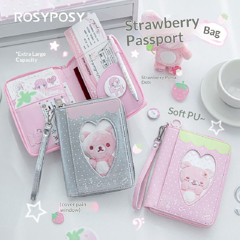 RosyPosy Passport Wallet Straw - Travel Accessories Wallet 评论和价格