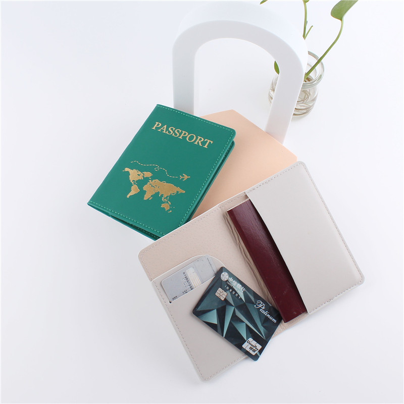 1PCS PU Leather Map Passport C - Travel Accessories Wallet 评论和价格