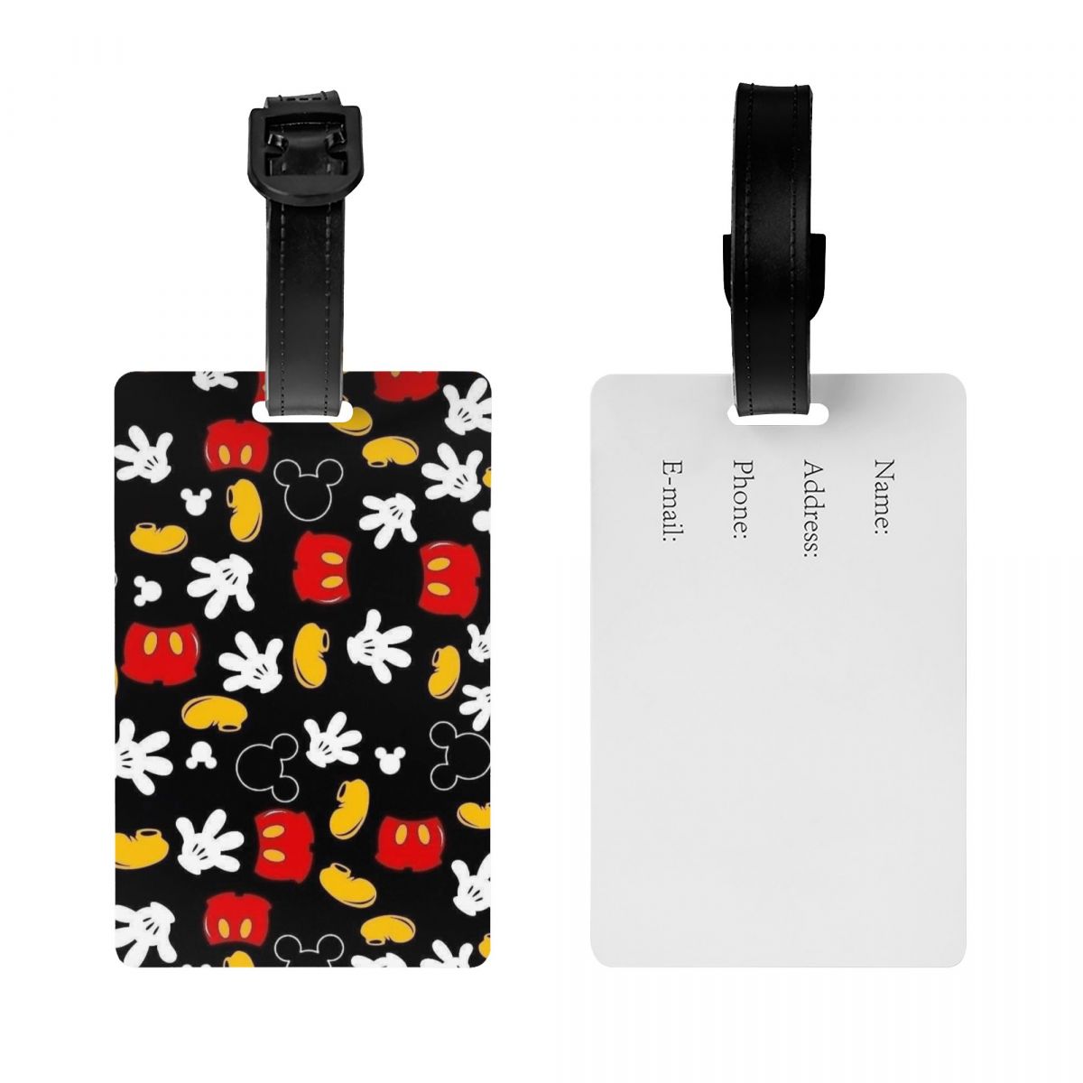 Custom M-Mouse  Luggage Tag fo - Luggage Cover Protector 评论和价格