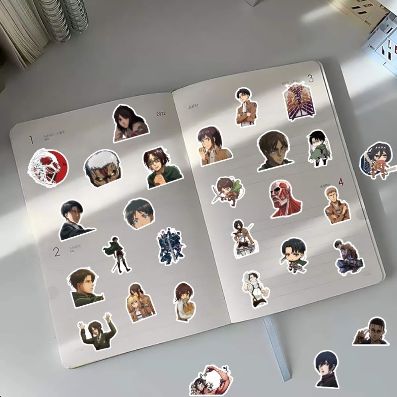 60Pcs Attack on Titan Anime St - Luggage Cover Protector 评论和价格