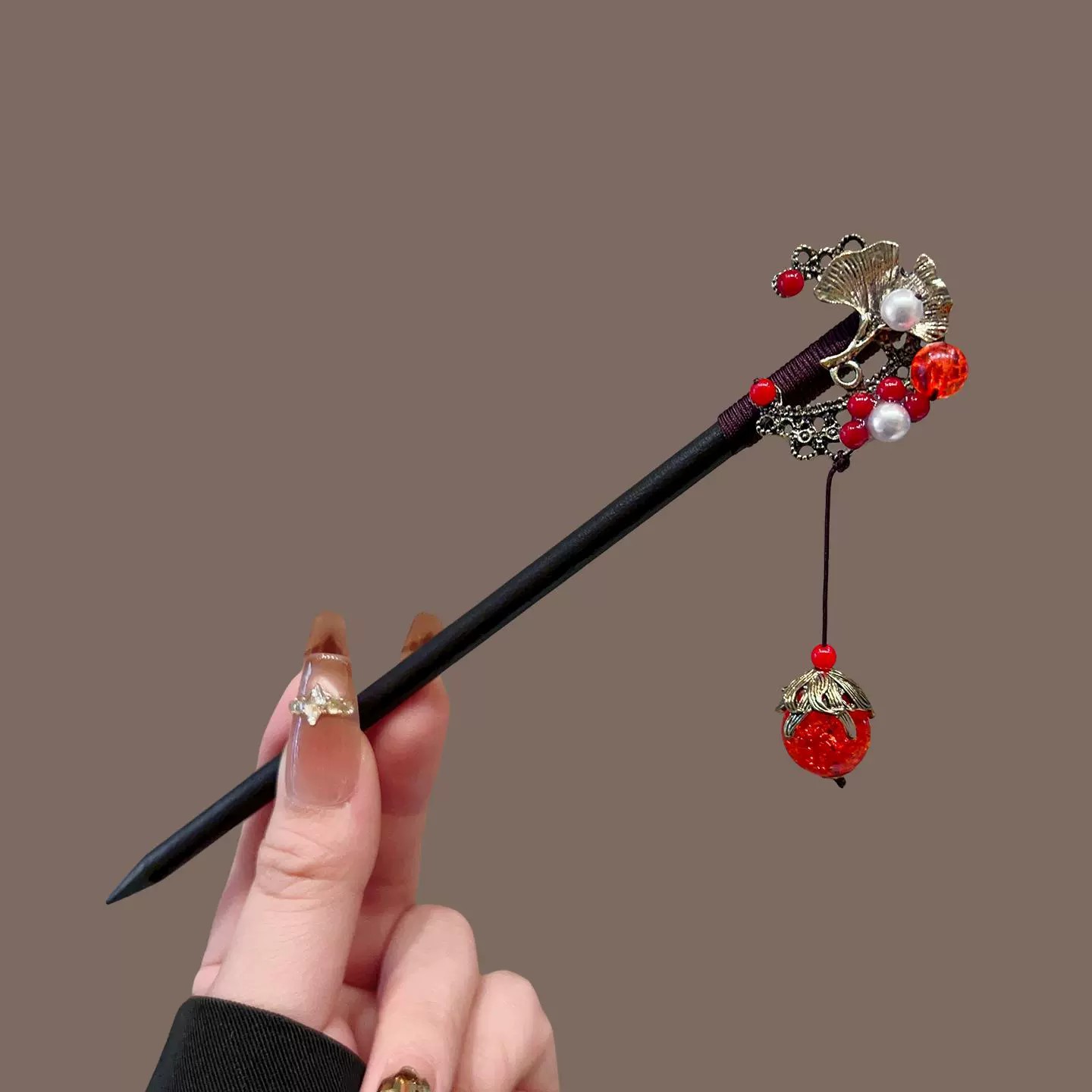 Antique Wooden Hairpin Women's - Travel Accessories Aesthetic 评论和价格