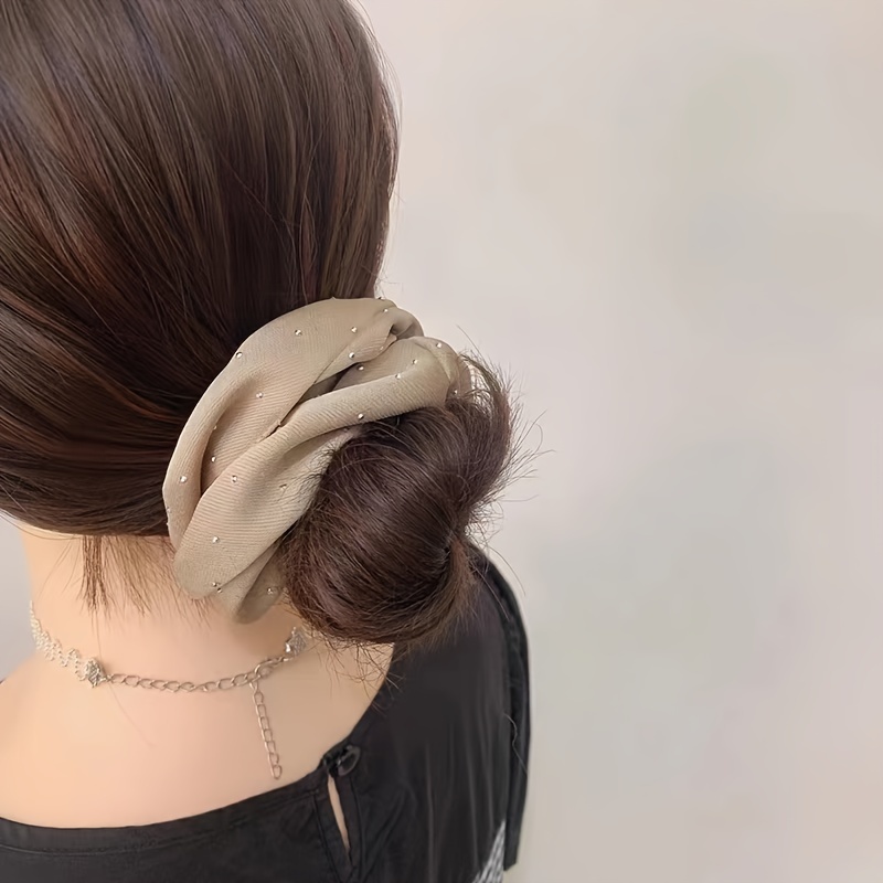 1/3PCS Satin Scrunchies With R - Travel Accessories Aesthetic 评论和价格