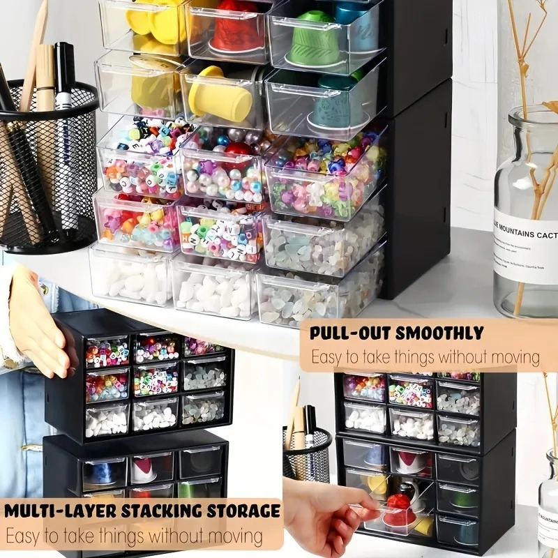1pc Dustproof Multi-Grid Deskt - Travel Accessories Jewelry 评论和价格