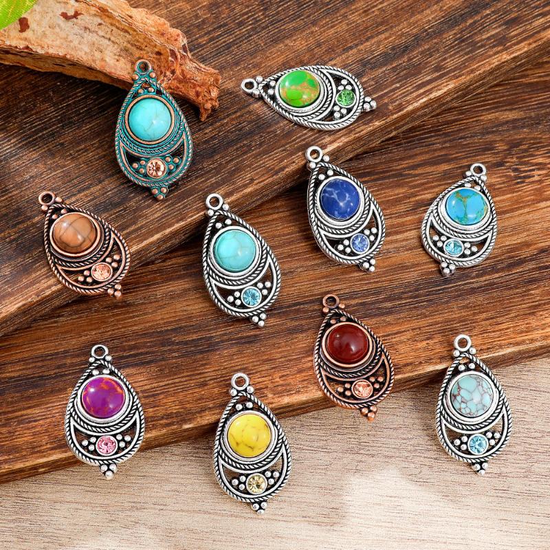 Ethnic Vintage Bohemian Stone  - Travel Accessories Jewelry 评论和价格