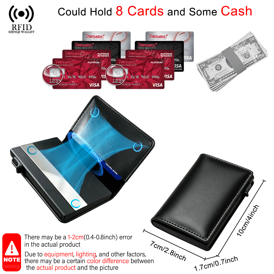 Rfid Credit Card Holder Luxury - Travel Accessories Wallet 评论和价格