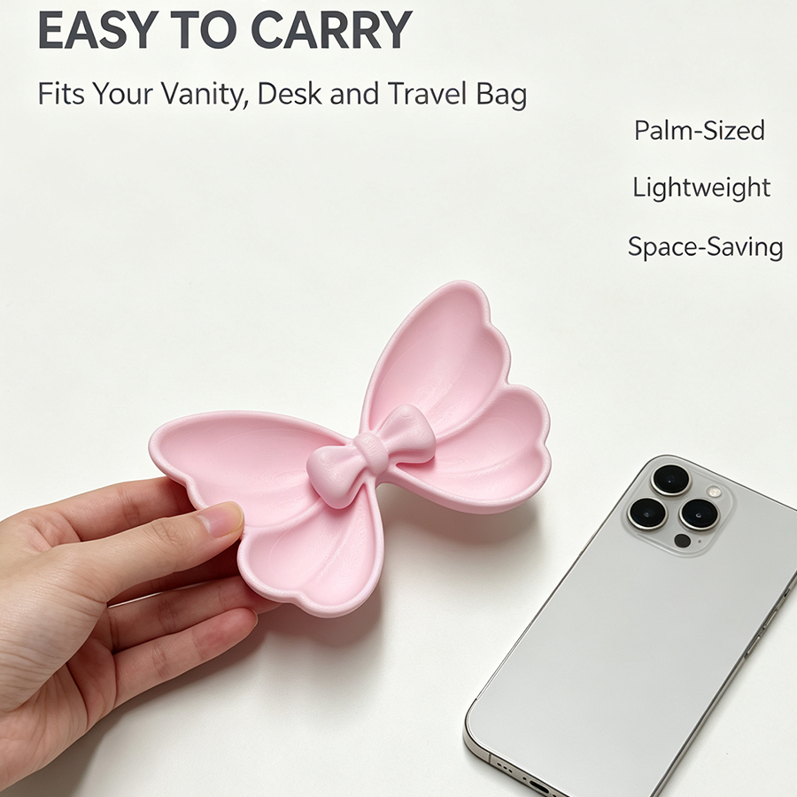 2-Piece Bow-Shaped Multifuncti - Travel Accessories Jewelry 评论和价格